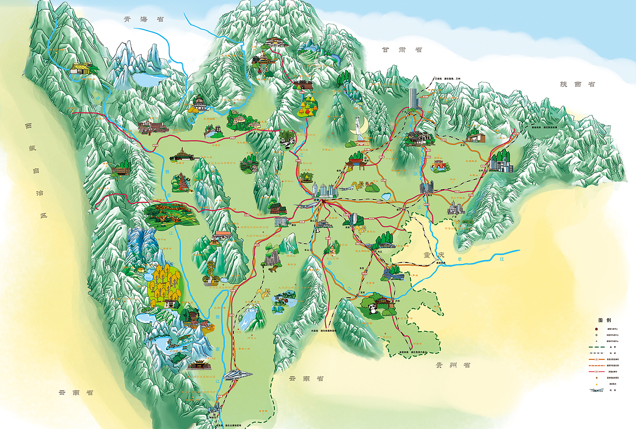 天府之国，四川山川与文化璀璨之旅